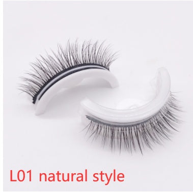 Reusable 3D Mink Lashes Natural False Eyelashes Self Adhesive Fake Glue Free Makeup Eyelash Extension Silk Reusable 3D Mink Lashes Natural False Eyelashes Self Adhesive Fake Glue Free Makeup Eyelash Extension Silk